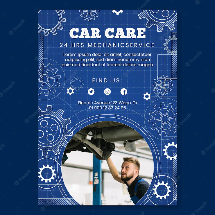 Mechanic Vertical Flyer Template 23 2148924595