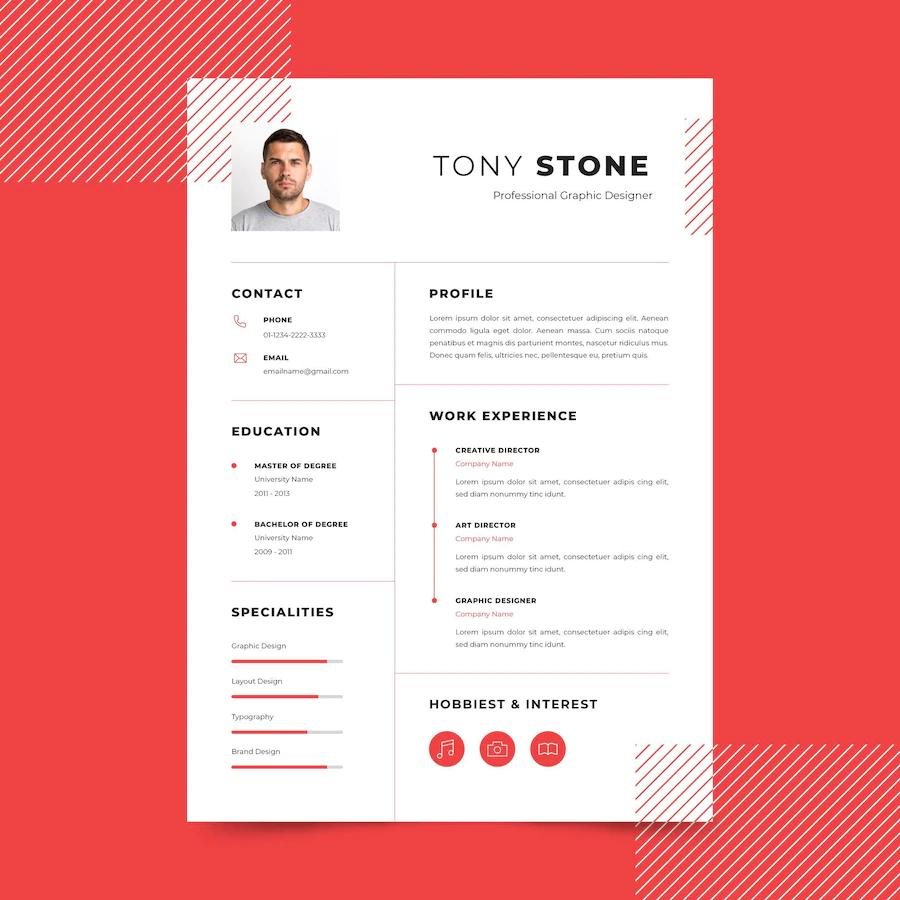 Minimalist Cv Template Concept 52683 39596