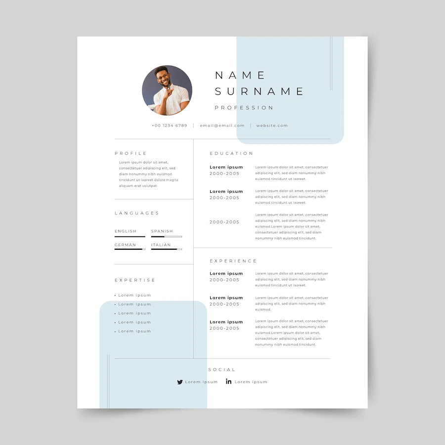 Minimalist Cv Template 23 2148914105