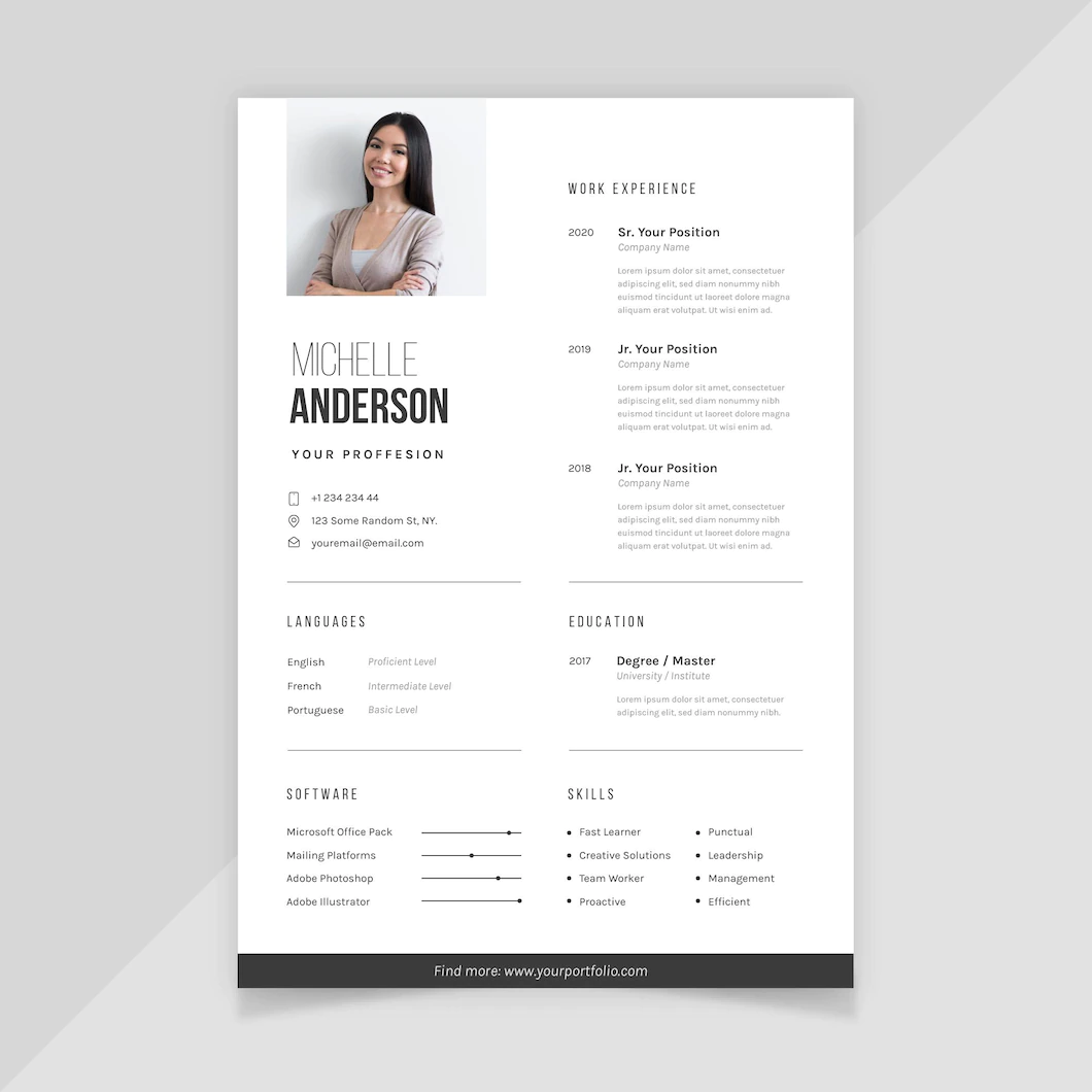 Minimalist Cv Template 23 2148921167