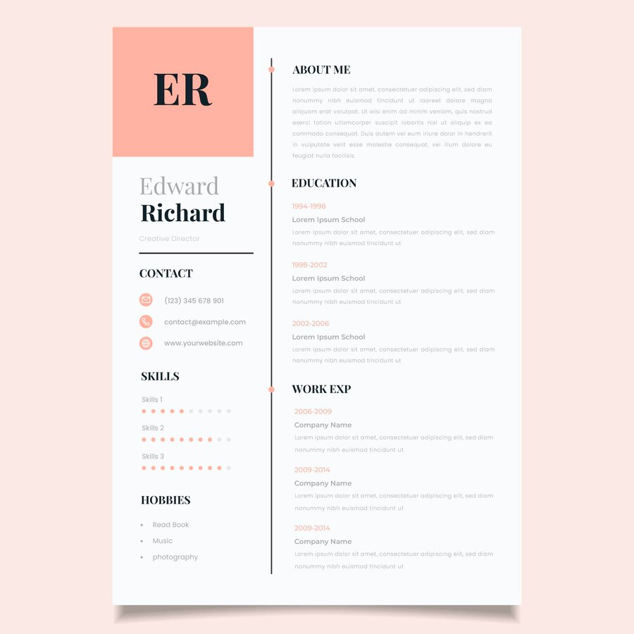 Minimalist Cv Template 23 2148942152