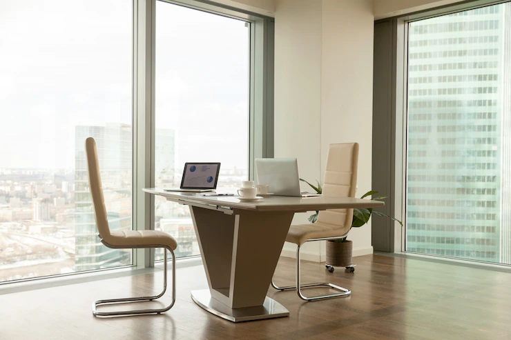 Modern Company Manager Workplace Bright Office 1163 5267