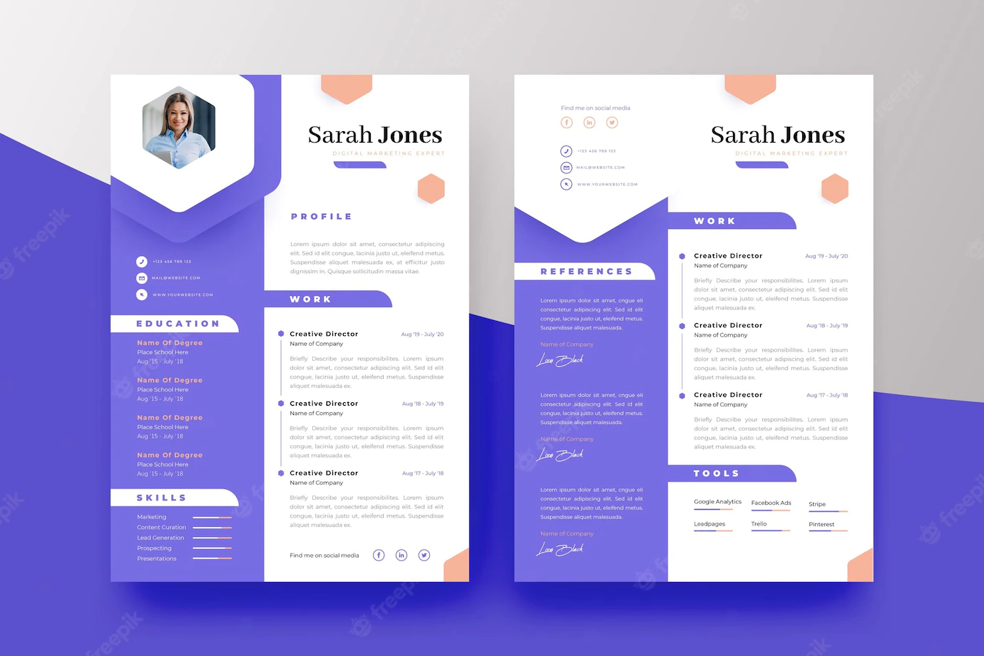 Modern Curriculum Vitae Template 52683 39003