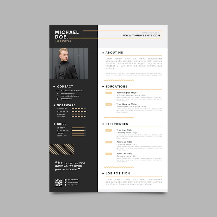 Modern Cv Template With Photo 23 2148859007