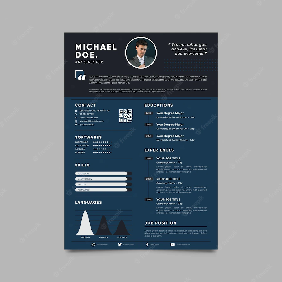 Modern Cv Template With Photo 23 2148859008