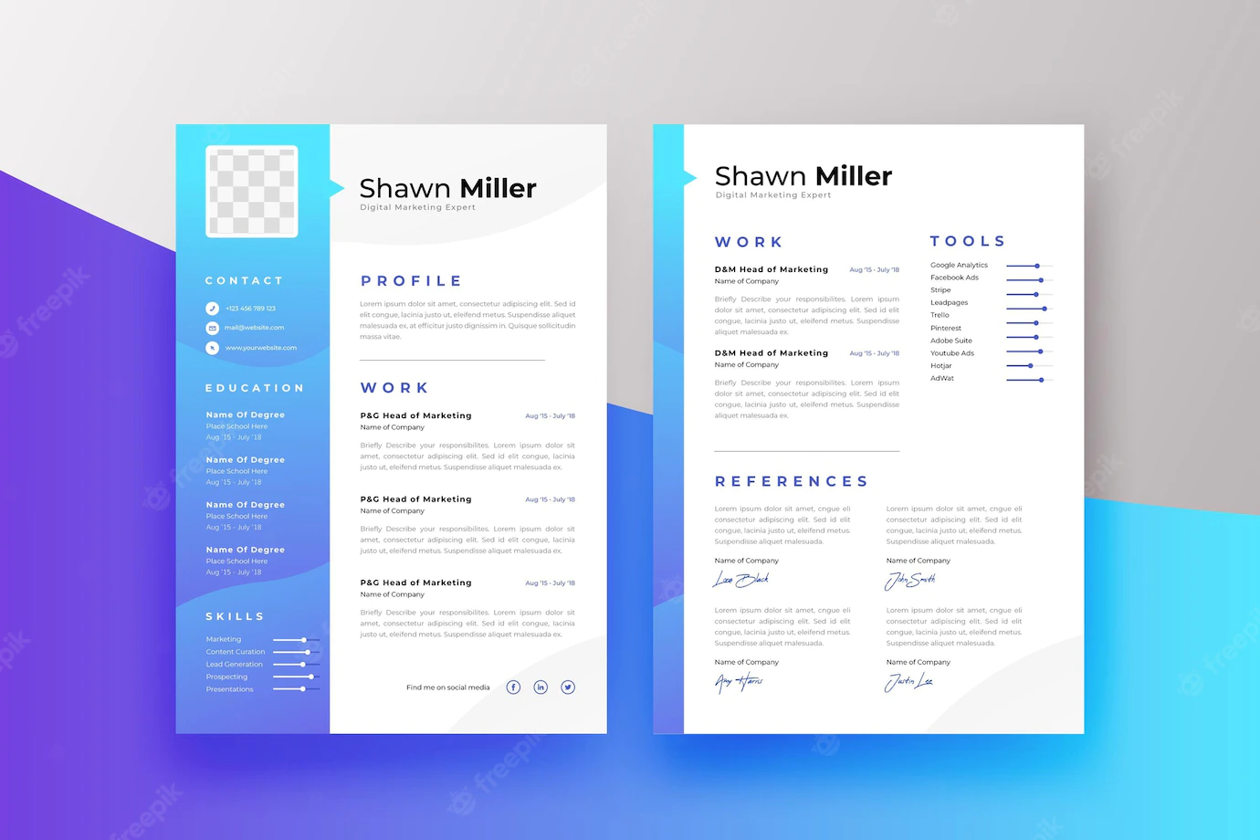 Modern Cv Template 52683 38764