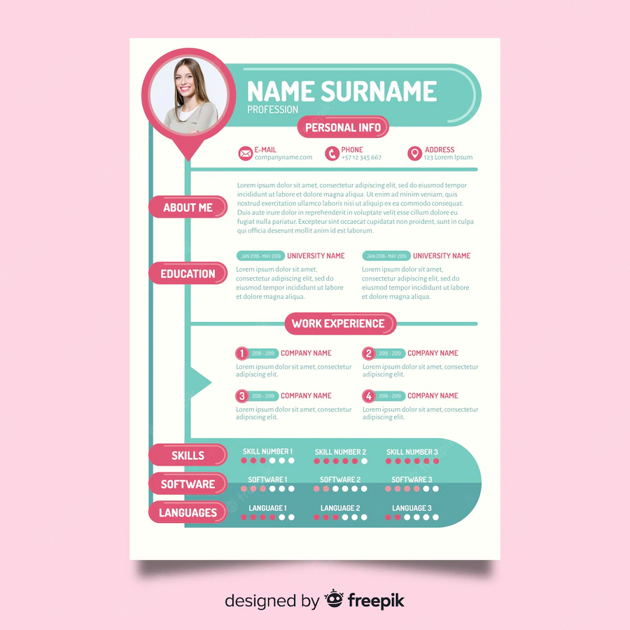 Modern Resume Template 52683 760