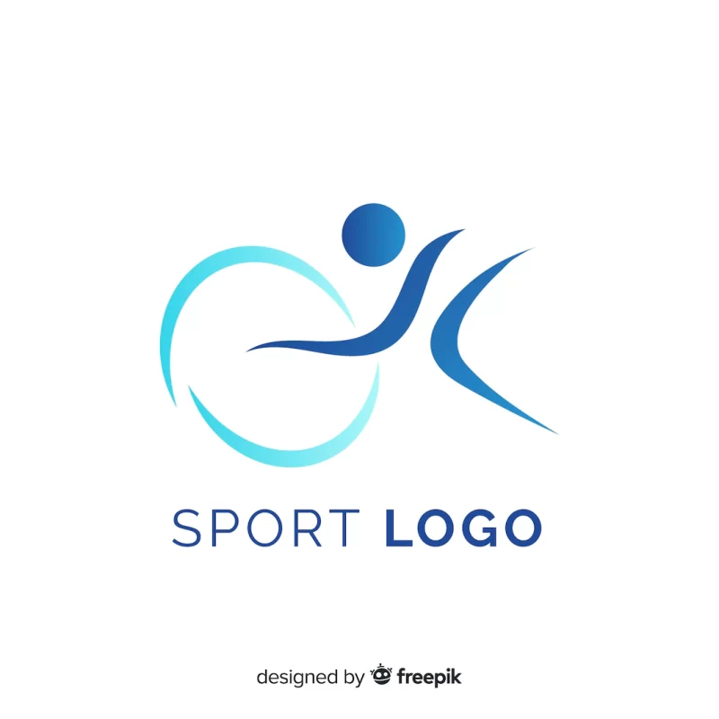 Modern sports logotype collection Free Vector