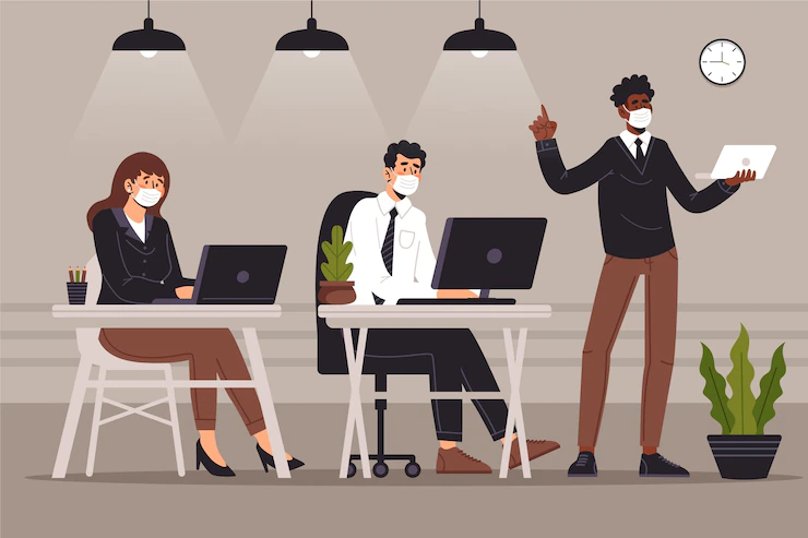 New Normal Office Concept 52683 40476
