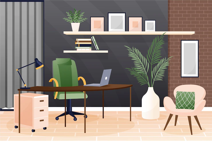 Office Background Video Conferencing 52683 43654