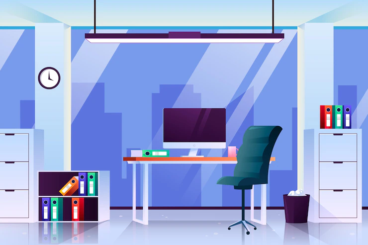 Office Background Video Conferencing 52683 45493