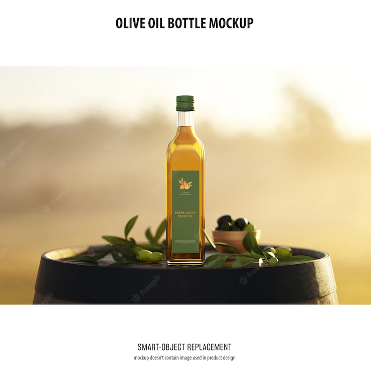 Olve Oil Bottle Mockup 1318 2108