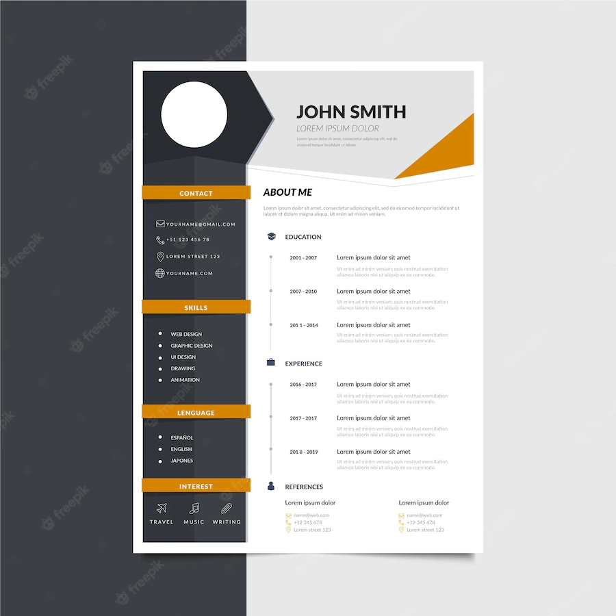 Online Cv Template 52683 40723