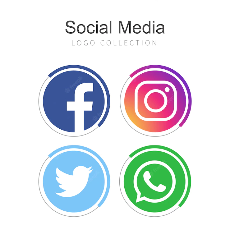 Popular Social Media Logo Collection 1435 1068