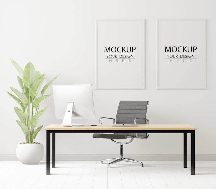 Poster Frames Office Mockup 1150 40708