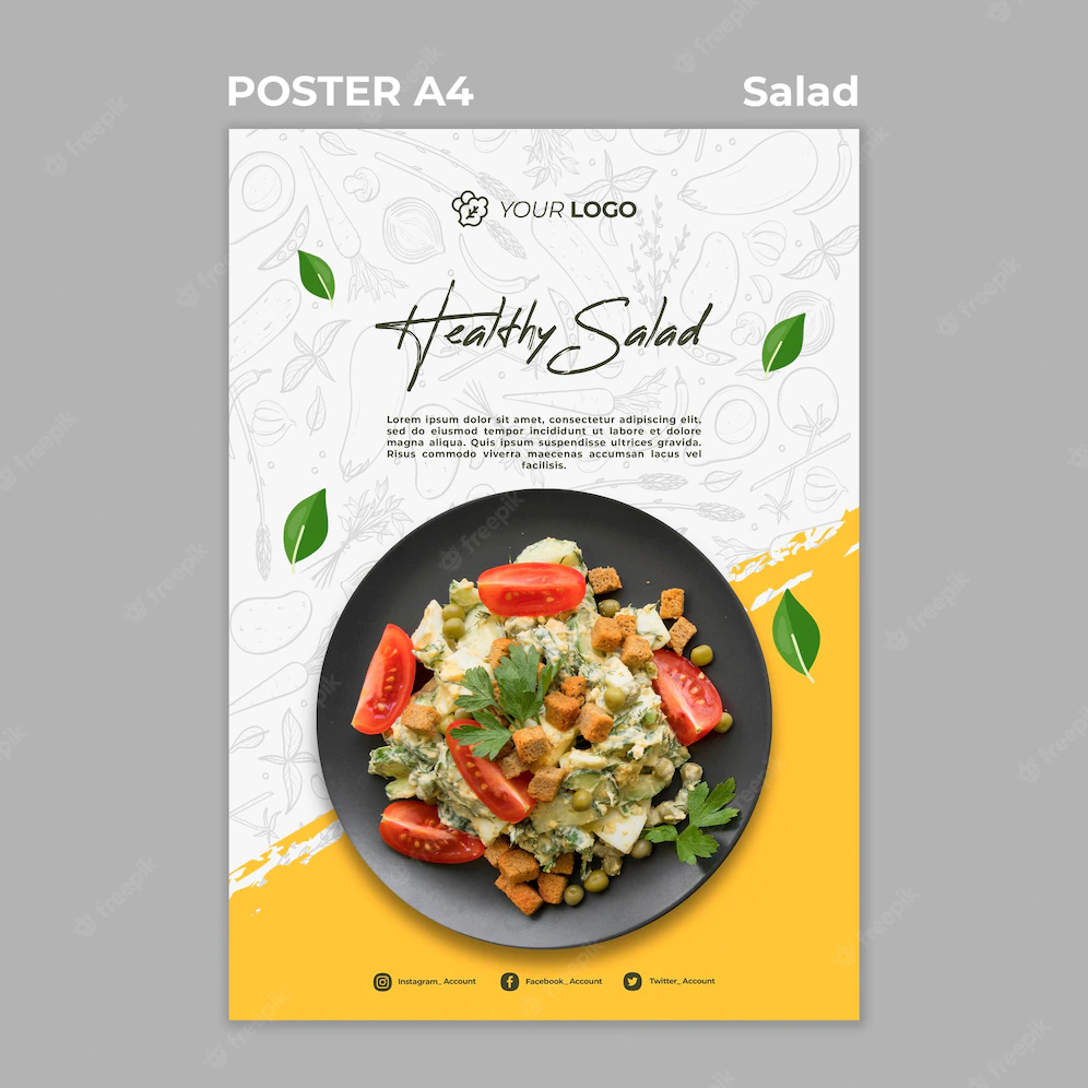 Poster Healthy Salad Lunch 23 2148715627