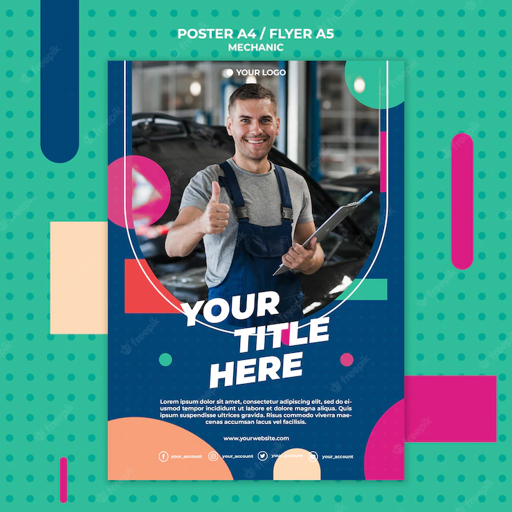 Poster Template Professional Mechanic 23 2148520652