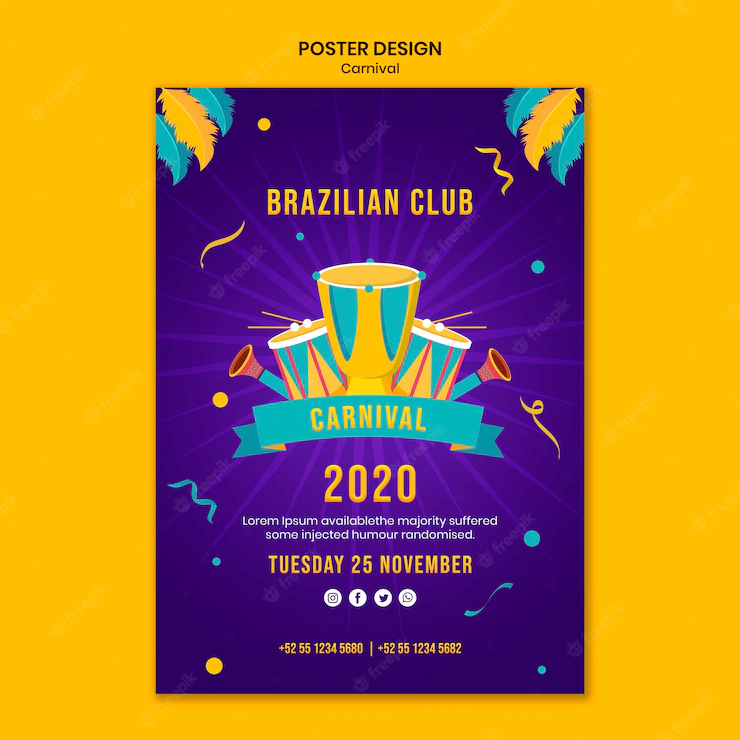 Poster Template With Carnival Theme 23 2148395793