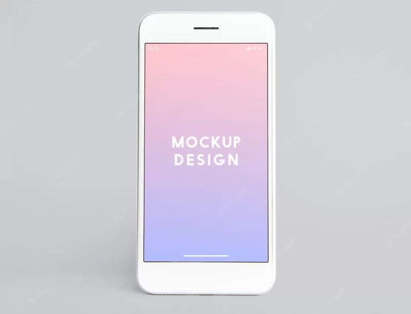 Premium mobile phone screen mockup template Free Psd