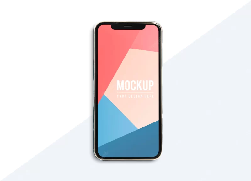 Premium mobile phone screen mockup template Free Psd