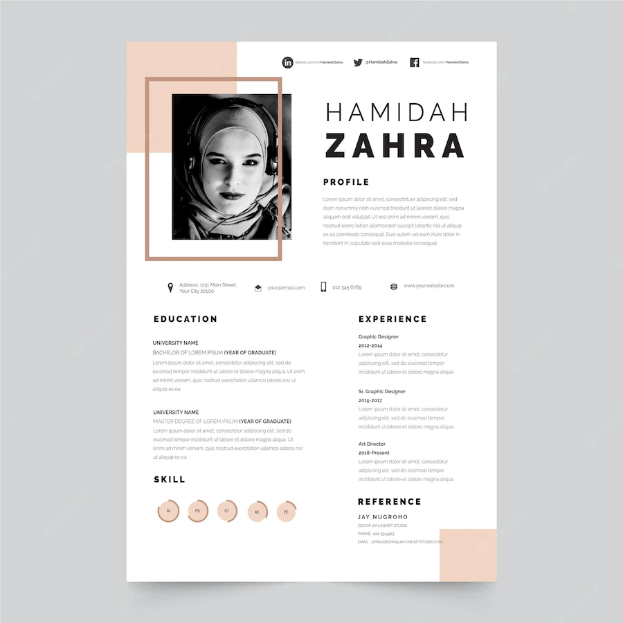 Professional Curriculum Vitae Template 52683 51036