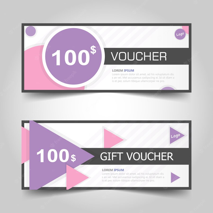 Purple Gift Voucher Banner Templates 1201 1409