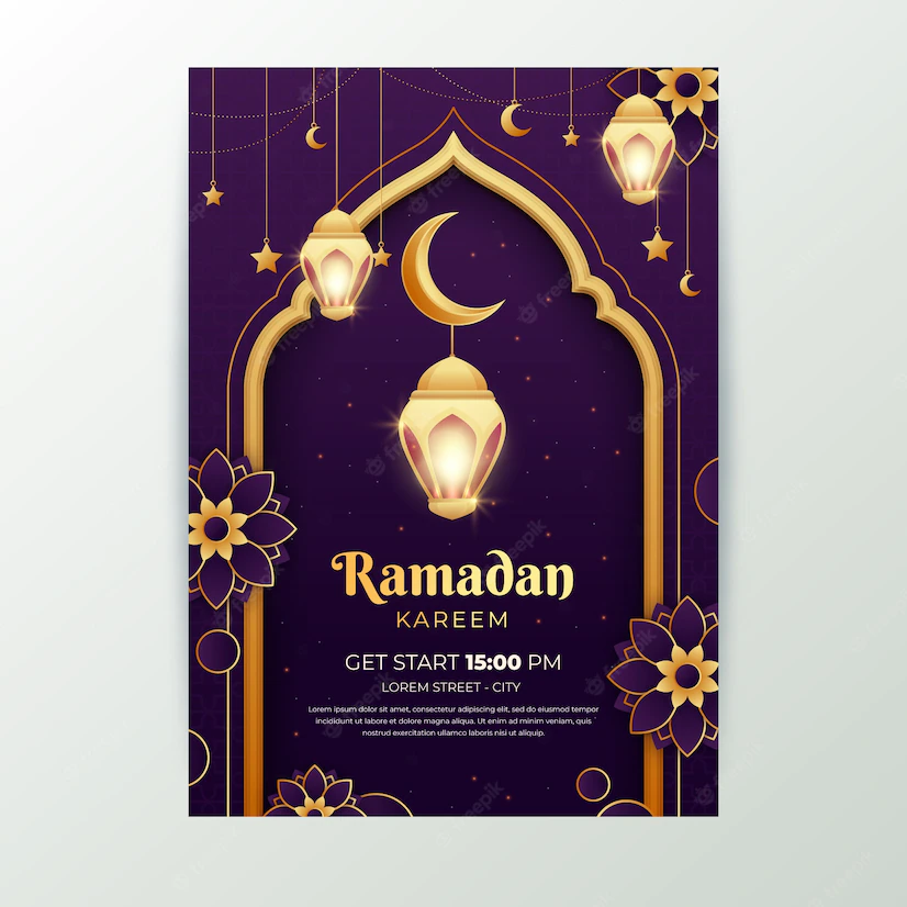 Realistic Ramadan Greeting Card Template 52683 82286