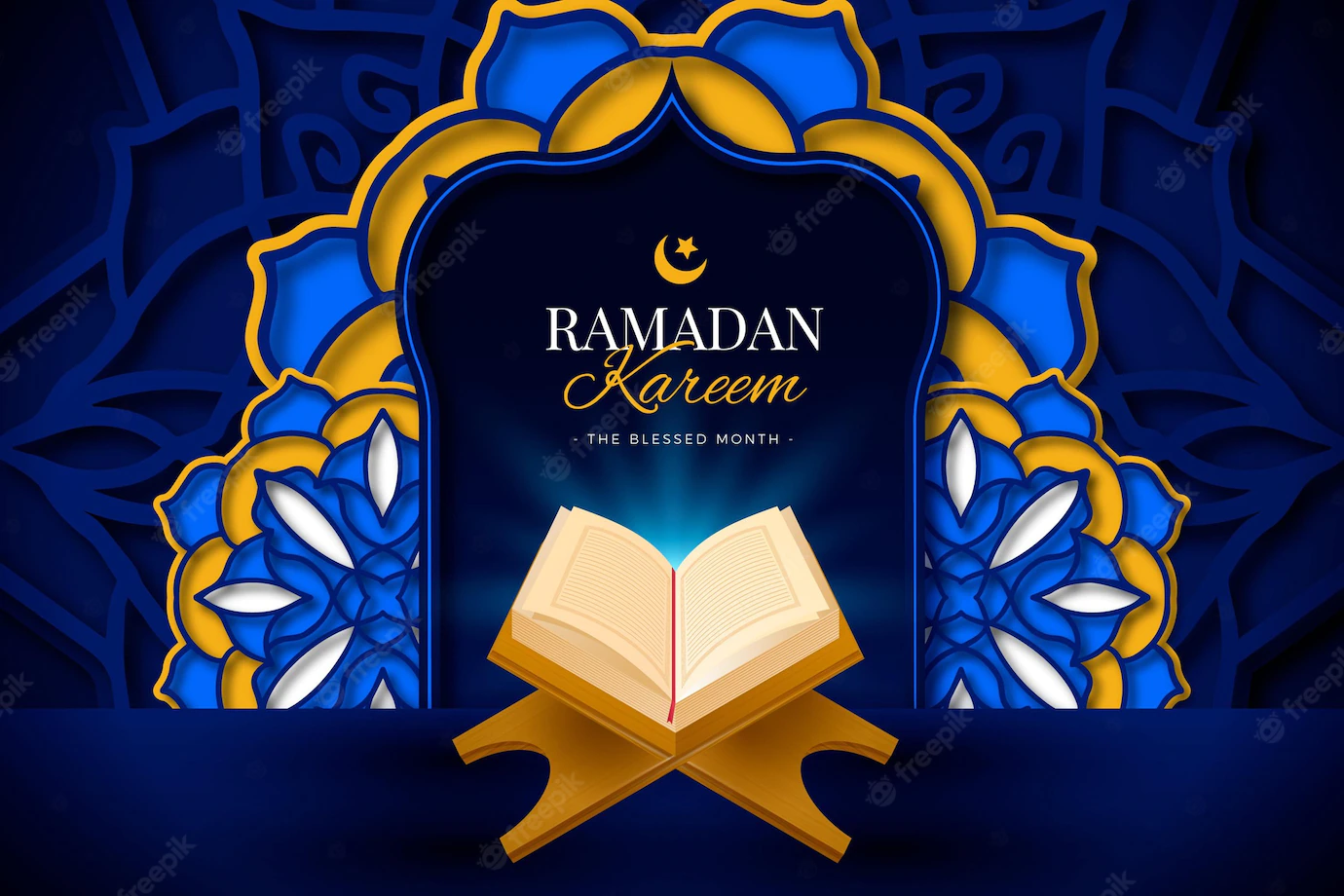 Realistic Ramadan Kareem Background 52683 57447