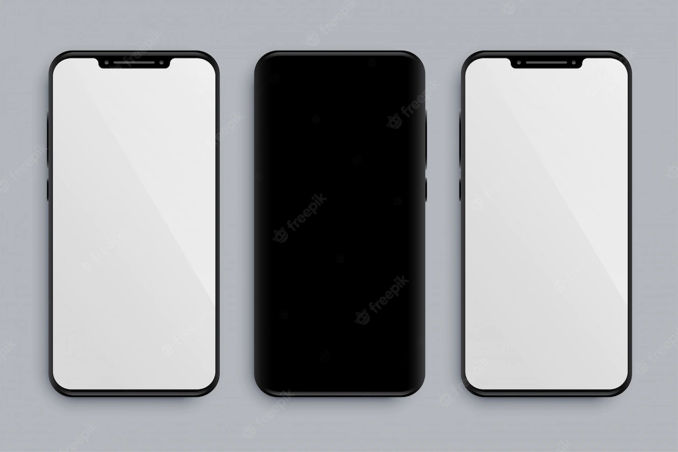 Realistic Smartphone Mockup With Front Back 1017 19791