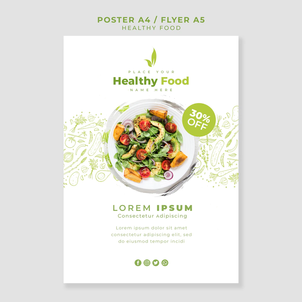 Restaurant Poster Flyer Template 23 2148409722