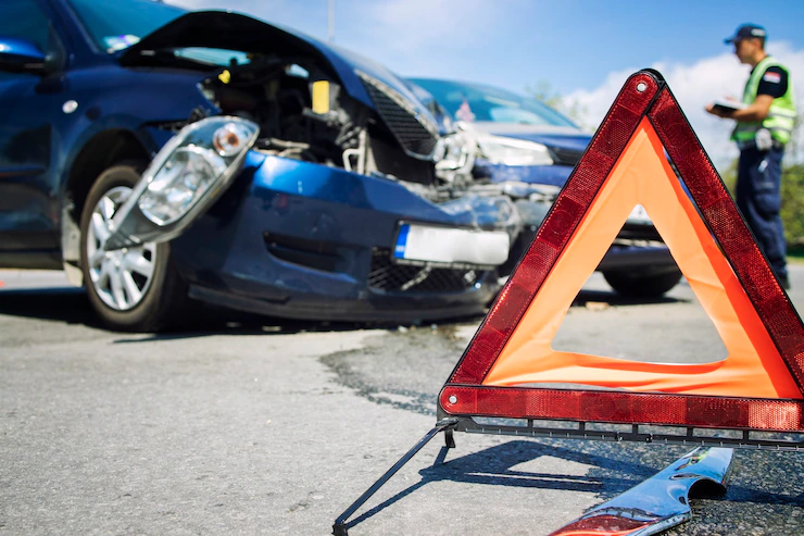 Road Accident With Smashed Cars 342744 677