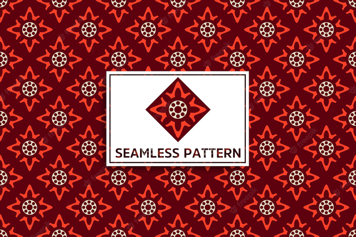 Seamless Pattern With Ethnic Mandala Ornament 1159 31509