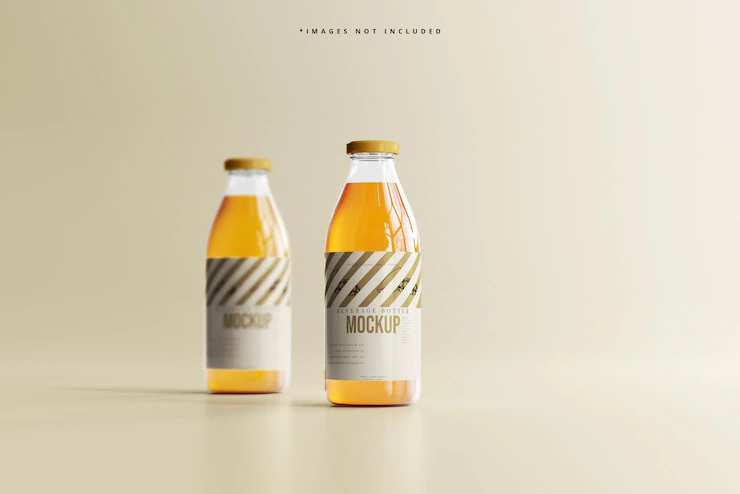 Soft Drink Glass Beverage Bottle Mockup 358694 2689