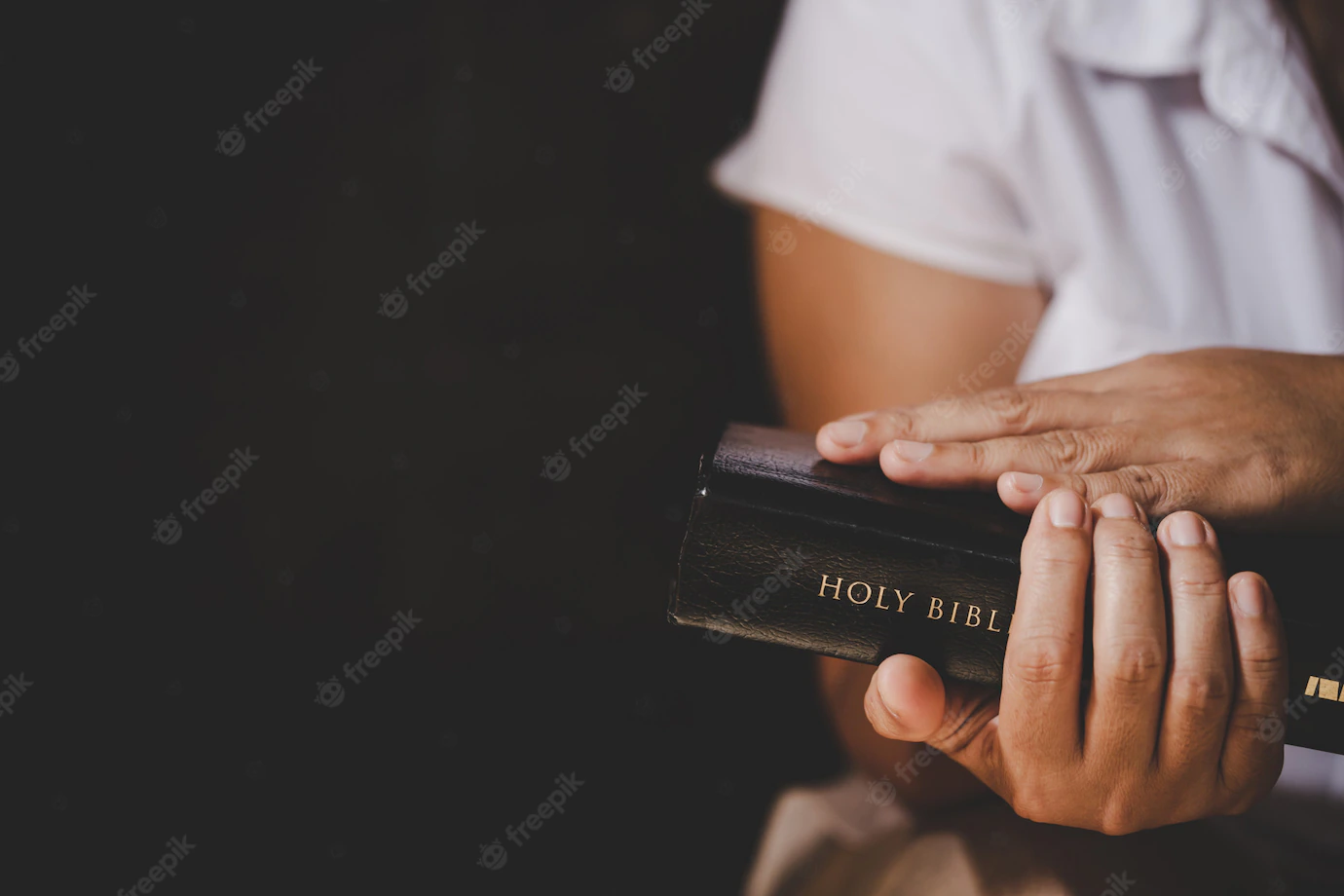 Spirituality Religion Hands Folded Prayer Holy Bible Church Concept Faith 1150 12948