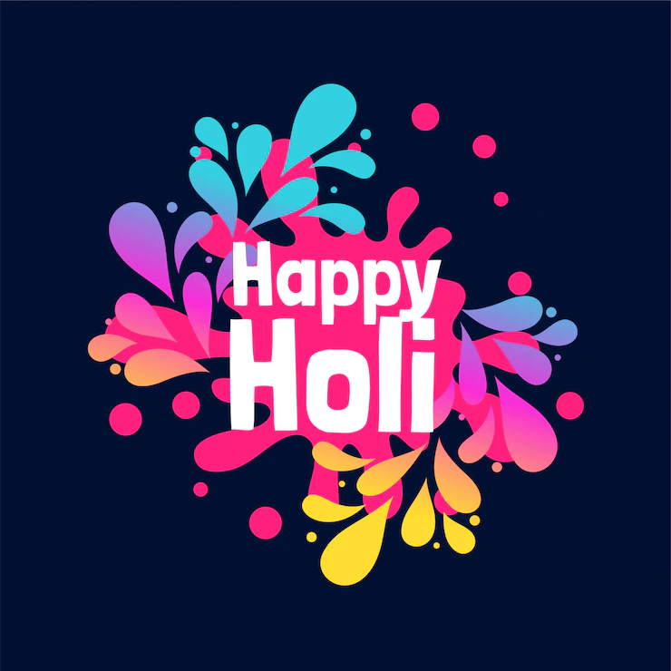 Splashes Colors Happy Holi Festival Background 1017 23705