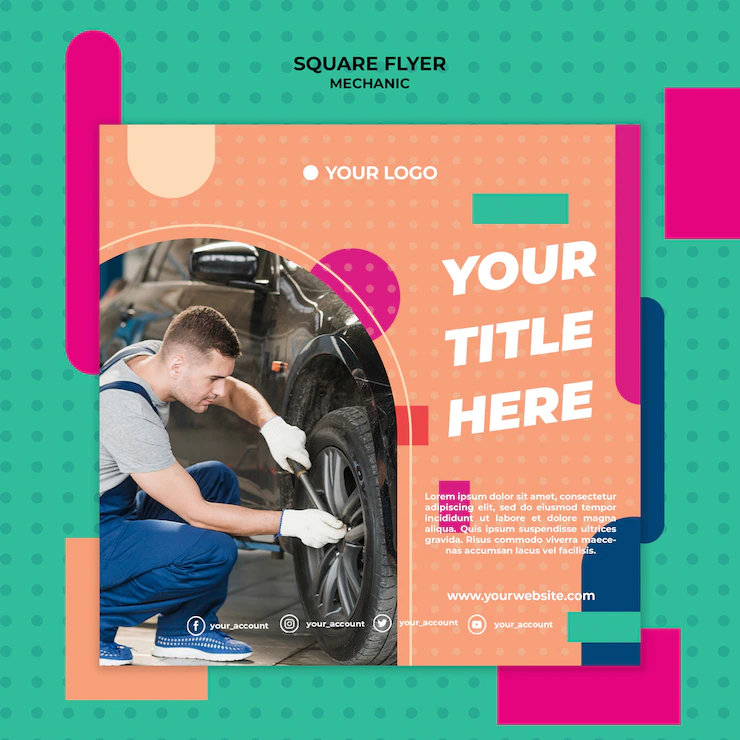 Square Flyer Professional Mechanic 23 2148520649