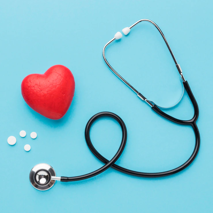 Top View World Heart Day With Stethoscope 23 2148630955