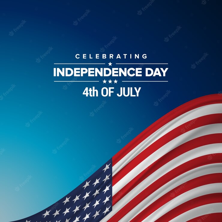 Usa Independence Day Design With American Flag 1057 4498