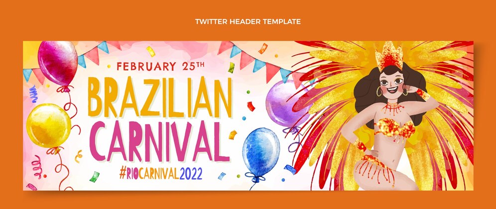 Watercolor Carnival Twitter Header 23 2149239999