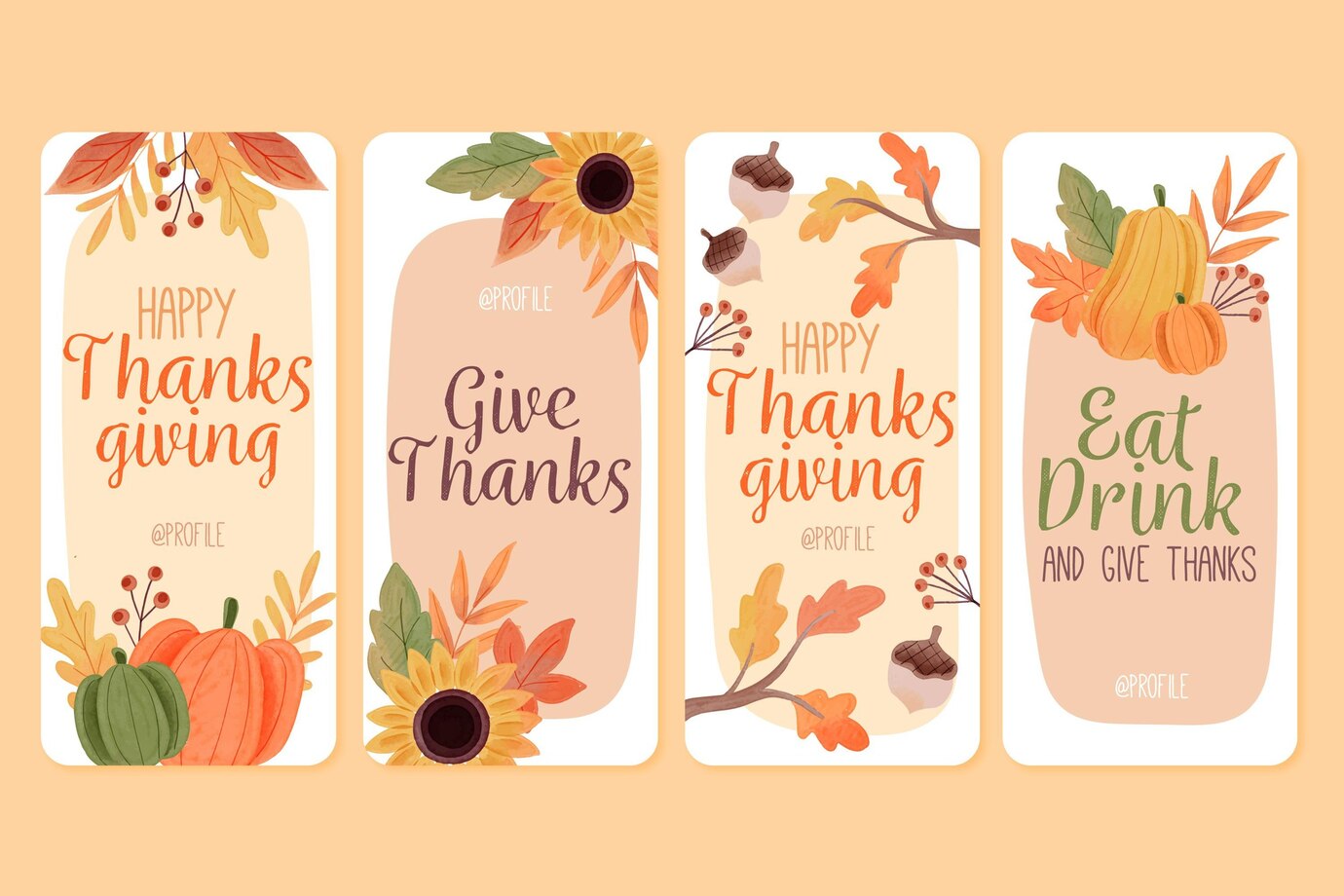 Watercolor Thanksgiving Instagram Stories 52683 47269