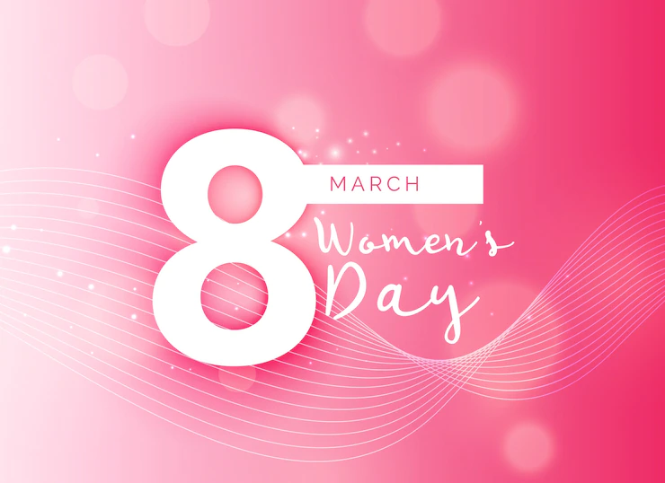 Woman S Day Blurred Pink Background 1017 7407