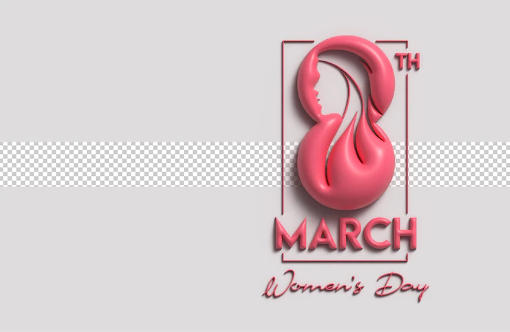 Women S Day 8 March Space Your Text 3d Render Illustration Design 460848 9826