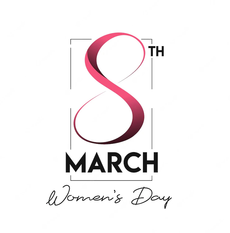 Womens Day 8th March Text Design 460848 10272