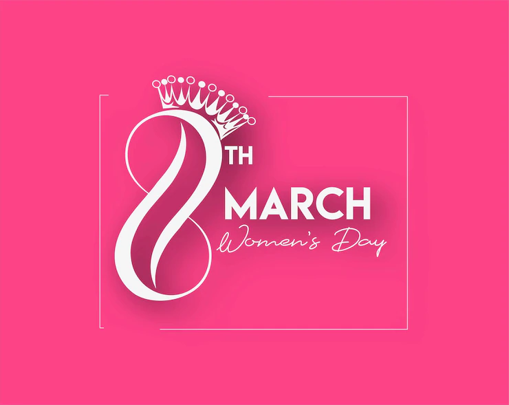 Womens Day 8th March Text Design 460848 9046