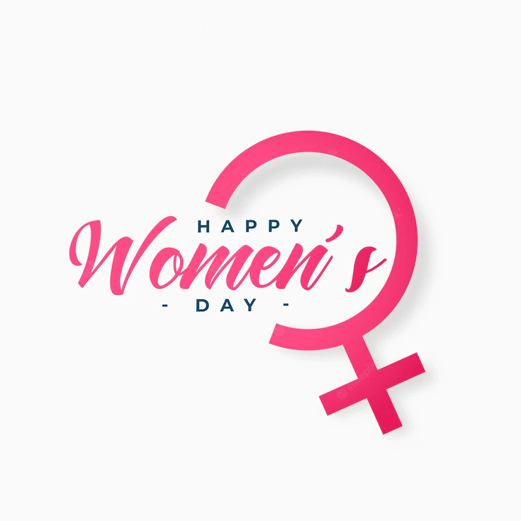 Womens Day Card With Female Symbol 1017 36736