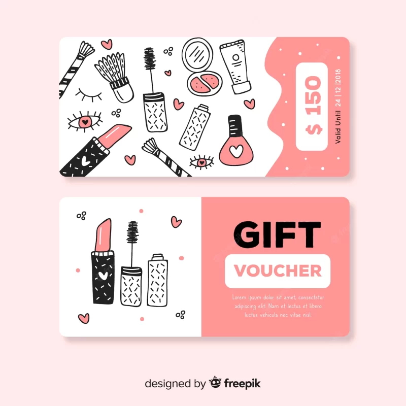 150$ gift voucher Free Vector