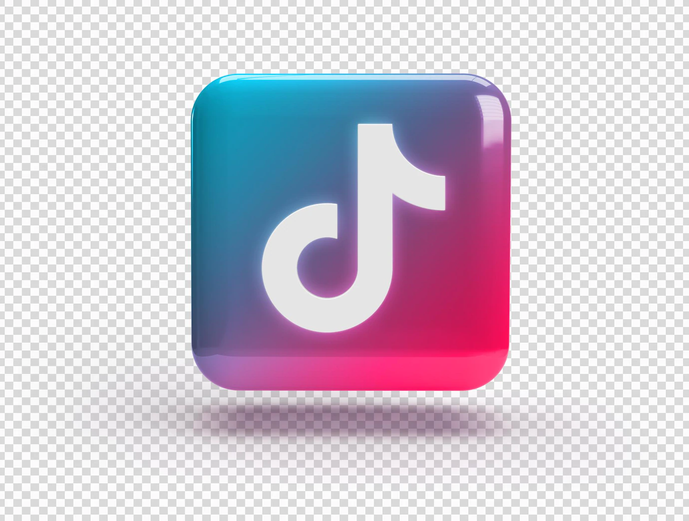 3d Square With Tiktok Logo 125540 1569