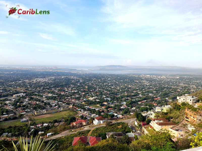 Kingston Jamaica skyline views from queens hill – free image download