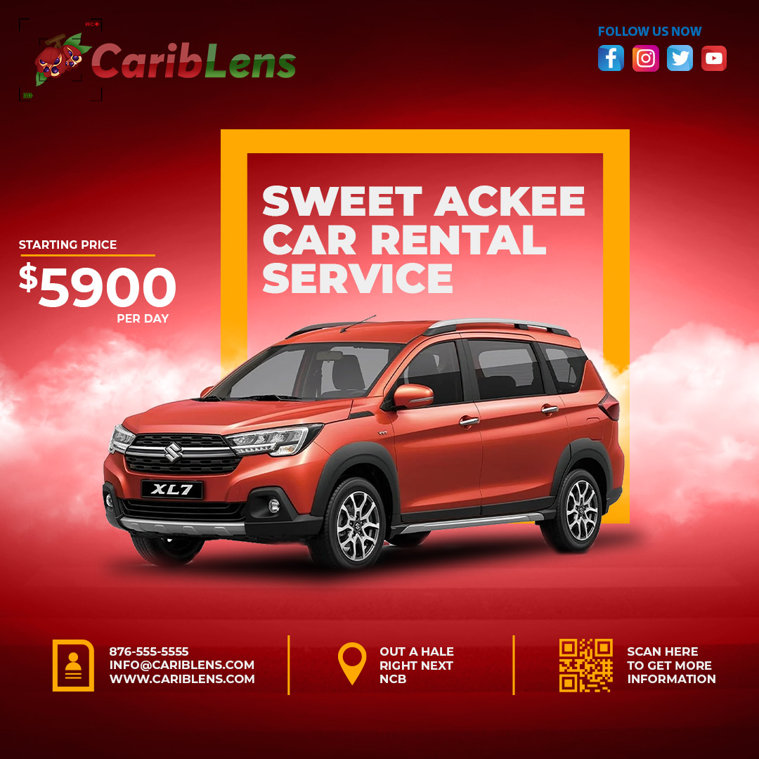 Sweet Ackee Car Rental Service Flyer Or Template Free Download