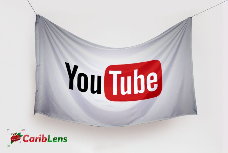 YouTube logo flag background Social Media 3D flag PNG